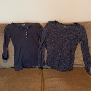 Two Old Navy shirts